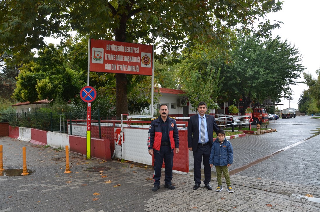 Hüseyin Kıran, Birecik İtfaiye Amirliğini ziyaret etti