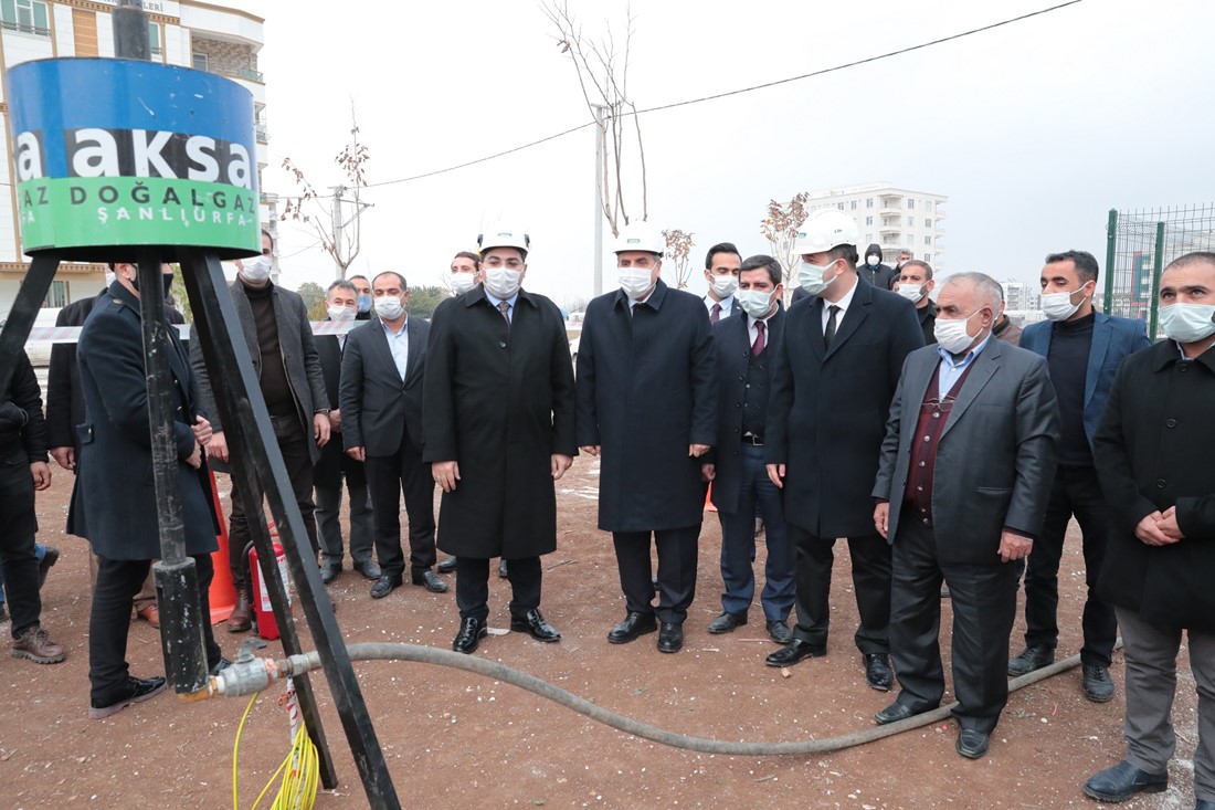 BAŞKAN CANPOLAT, KONUKLU MAHALLESİNİ DOĞALGAZLA BULUŞTURDUK