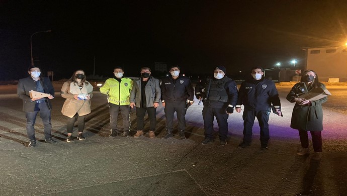 Tügva Nöbet Tutan Polisleri Unutmadı, Polisimizin Yanındayız…