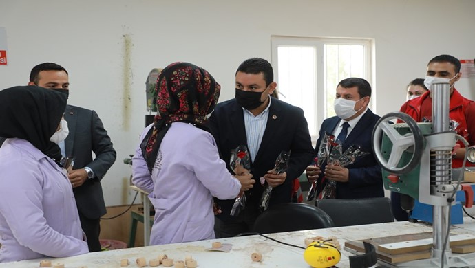 KAYMAKAM KOÇ VE BAŞKAN ÖZYAVUZ’DAN ANLAMLI ZİYARET