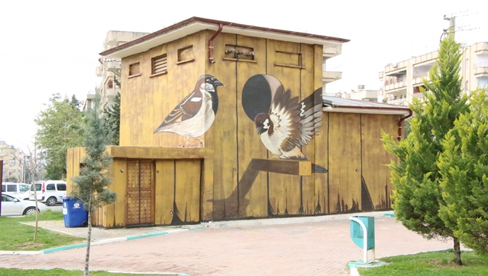 HALİLİYE BELEDİYESİ İLE TRAFOLAR SANAT ESERİNE DÖNÜŞÜYOR