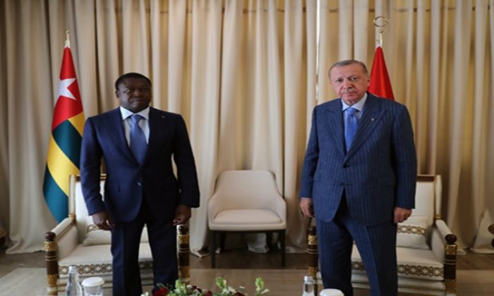 Cumhurbaşkanı Erdoğan, Togo Cumhurbaşkanlığı Sarayı’nda