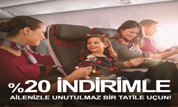 Yurt içi uçuşlarda aile indirimi!