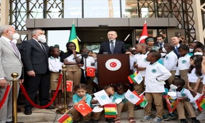 Cumhurbaşkanı Erdoğan, Türkiye’nin Dakar Büyükelçiliği Kançılarya Binası’nın açılış törenine katıldı
