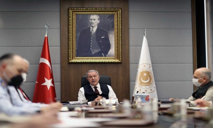 Millî Savunma Bakanı Hulusi Akar Başkanlığında Video Telekonferans Toplantısı Gerçekleştirildi