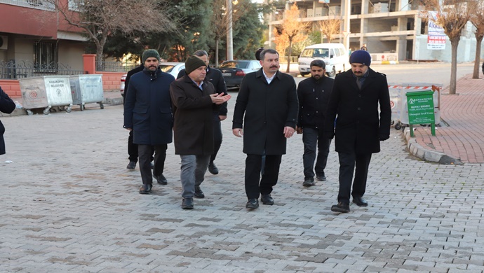 BAŞKAN BAYDİLLİ ERKEN MESAİDE ÇALIŞMALARI İNCELEDİ