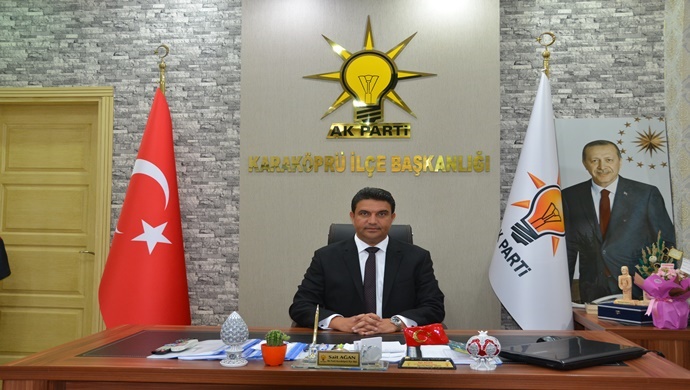 AK Parti Karaköprü İlçe Başkanı Sait Ağan’ dan 23 Nisan mesajı