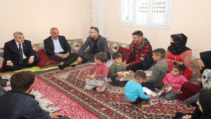 BAŞKAN BEYAZGÜL SİVEREK VE HİLVAN’DA TEMASLARDA BULUNDU