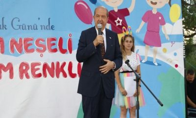 Cumhurbaşkanı Ersin Tatar, 1 Haziran Dünya Çocuk Günü etkinlikleri çerçevesinde düzenlenen çocuk şenliğine katıldı