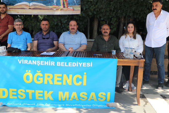 VİRANŞEHİR BELEDİYE BAŞKANI SALİH EKİNCİ’DEN YKS İÇİN KURULAN KRİZ MASASINA ZİYARET