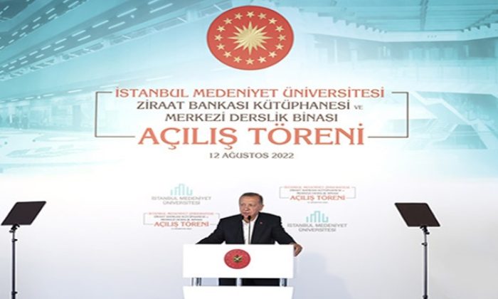 Cumhurbaşkanı Erdoğan, İstanbul Medeniyet Üniversitesi kütüphanesi ile merkezî derslik binasının açılışını yaptı