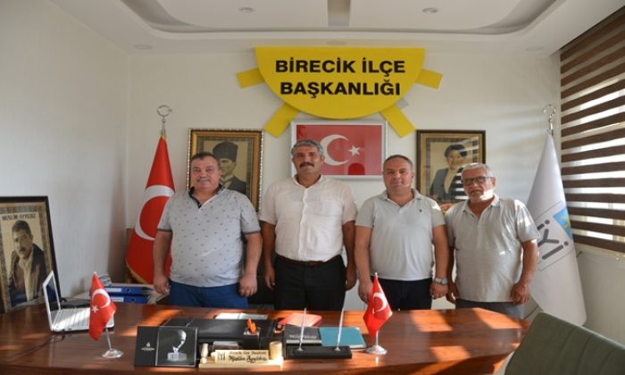 MEHMET TEVFİK GÜLSOY `DAN İYİ PARTİ BİRECİK İLÇE BAŞKANI MÜSLÜM AYYILDIZ `A ZİYARET