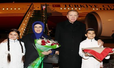 Cumhurbaşkanı Erdoğan Türkmenistan’da