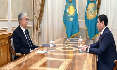 Devlet Başkanı, Meclis Başkanı Yerlan Koshanov’u kabul etti