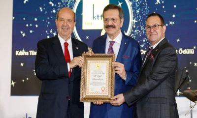 Cumhurbaşkanı Ersin Tatar, Kıbrıs Türk Ticaret Odası’nın (KTTO) 65’inci Kuruluş Gala Yemeği’ne katıldı.