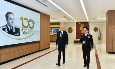 İlham Aliyev Devlet Güvenlik Teşkilatının yeni idari binalarının açılışına katıldı