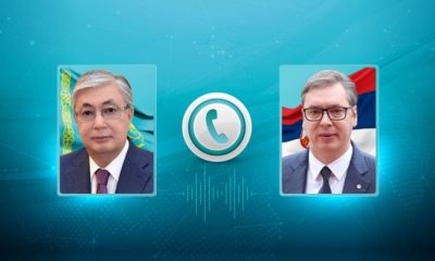 Kassym-Jomart Tokayev had a phone conversation with the President of Serbia