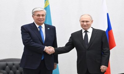 Президент Казахстана провел встречу с Владимиром Путиным