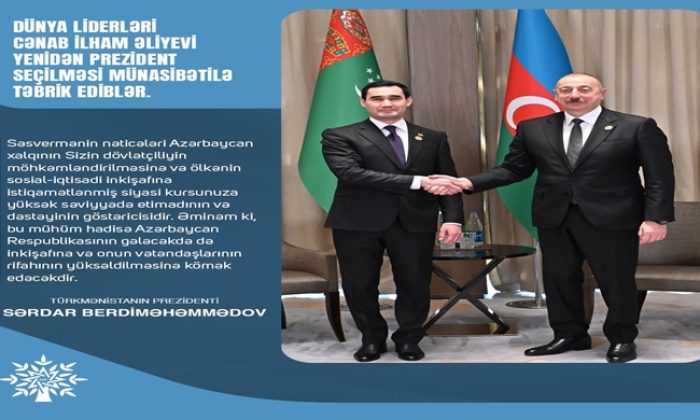 Türkmenistan Devlet Başkanı Serdar Berdimuhammedov’dan