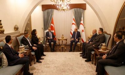 Cumhurbaşkanı Ersin Tatar, KKTC’yi Tanıtma ve Yaşatma Derneği heyetini kabul ederek görüştü