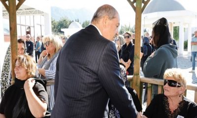 Cumhurbaşkanı Ersin Tatar, TMT Mücahidi Şenay Kuyucuoğulları’nın cenaze törenine katıldı