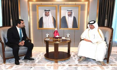 Katar Devleti Dışişlerinden Sorumlu Devlet Bakanına güven mektubunun sunulması