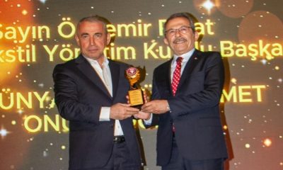 Polat Tekstil Başkanı Özdemir Polat’a “Türk Ekonomisine Hizmet Onur Ödülü” Verildi