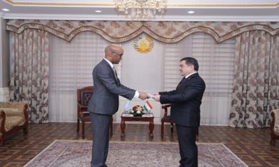 Presentation of the Copy of Credentials by the Ambassador of the Federal Republic of Somalia to the Republic of Tajikistan